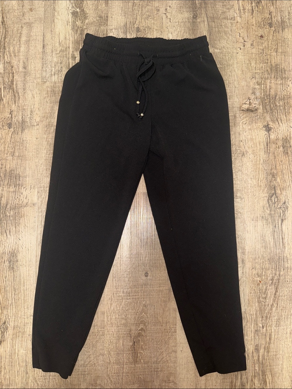 Women's Black Drawstring dress pant
